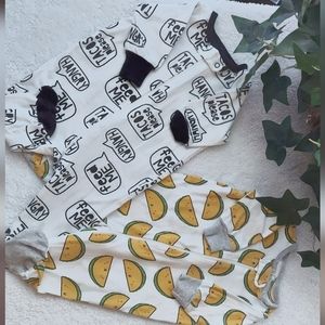 Onesies Brand Taco Sleepers Size Newborn